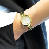 Tissot Flamingo Mother of Pearl White Dial Gold Steel Strap Watch For Women - T094.210.33.111.00 Buy Now By Tissot