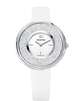 Swarovski Crystalline Pure White Dial White Leather Strap Watch for Women - 5275046 Buy Now By Swarovski