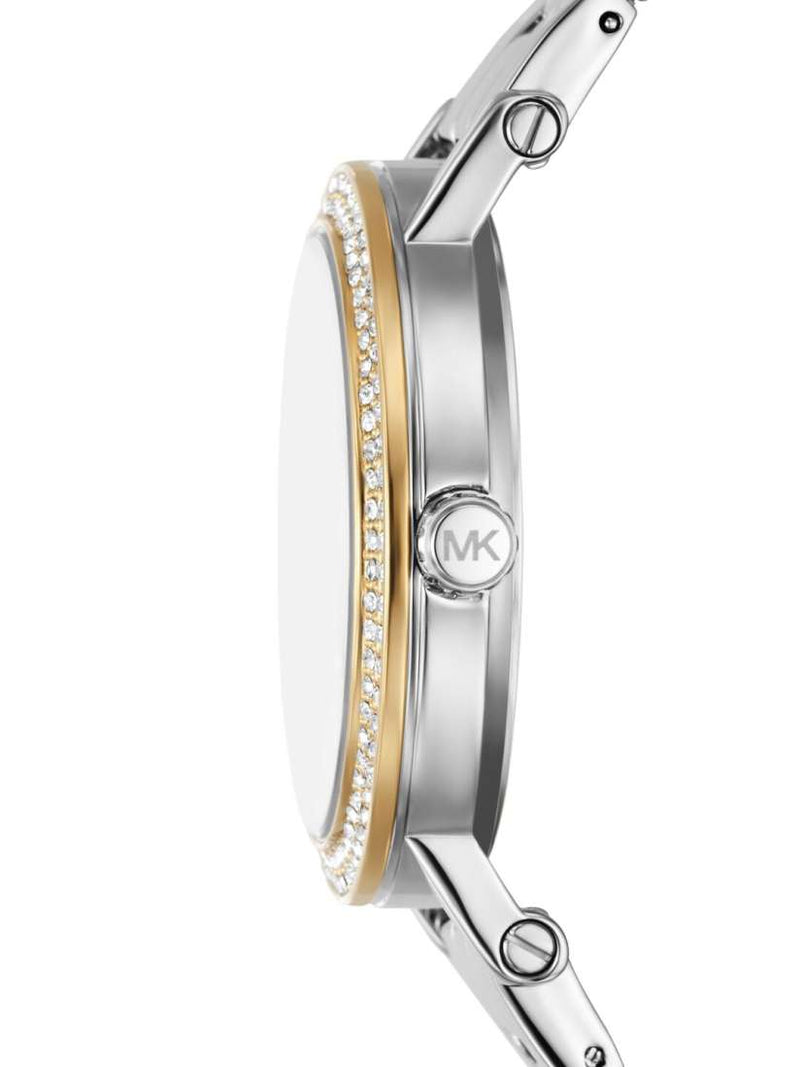 Michael Kors Corey Analog Silver Dial Two Tone Steel Strap Watch for Women - MK7348 Buy Now By Michael Kors