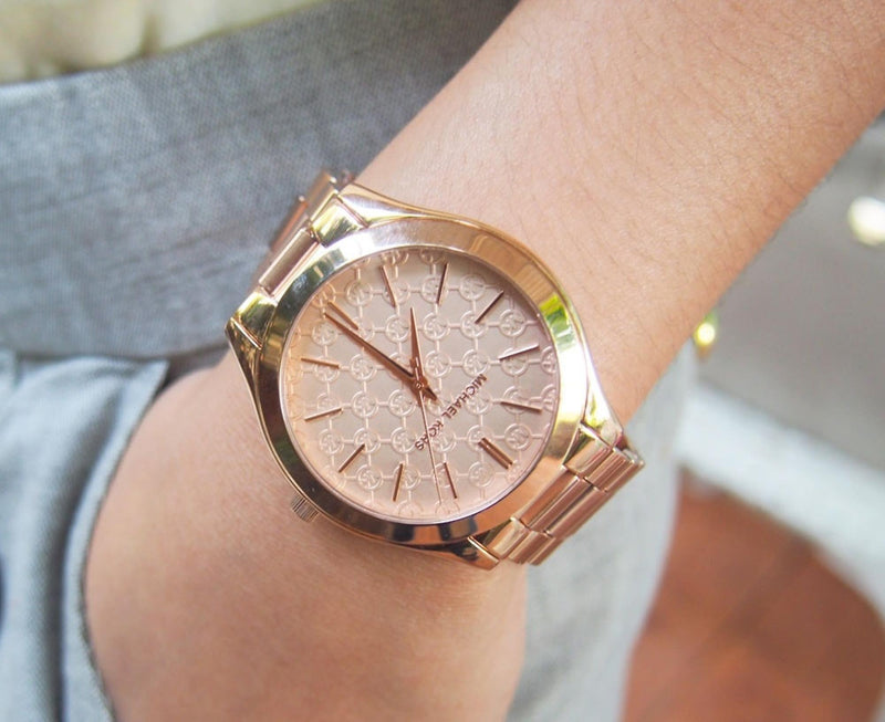 Michael Kors Runway Rose Gold Dial Rose Gold Steel Strap Watch for Women - MK3336 Buy Now By Michael Kors