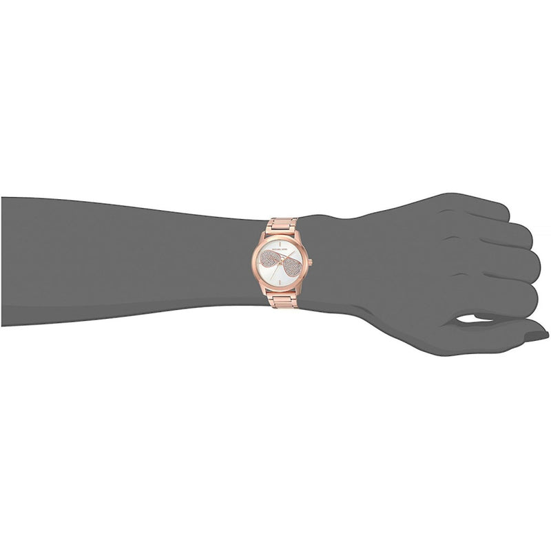 Michael Kors Hartman Analog White Dial Rose Gold Steel Strap Watch For Women - MK3673 Buy Now By Michael Kors