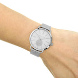 Michael Kors Portia Silver Dial Silver Mesh Bracelet Watch for Women - MK3843 Buy Now By Michael Kors
