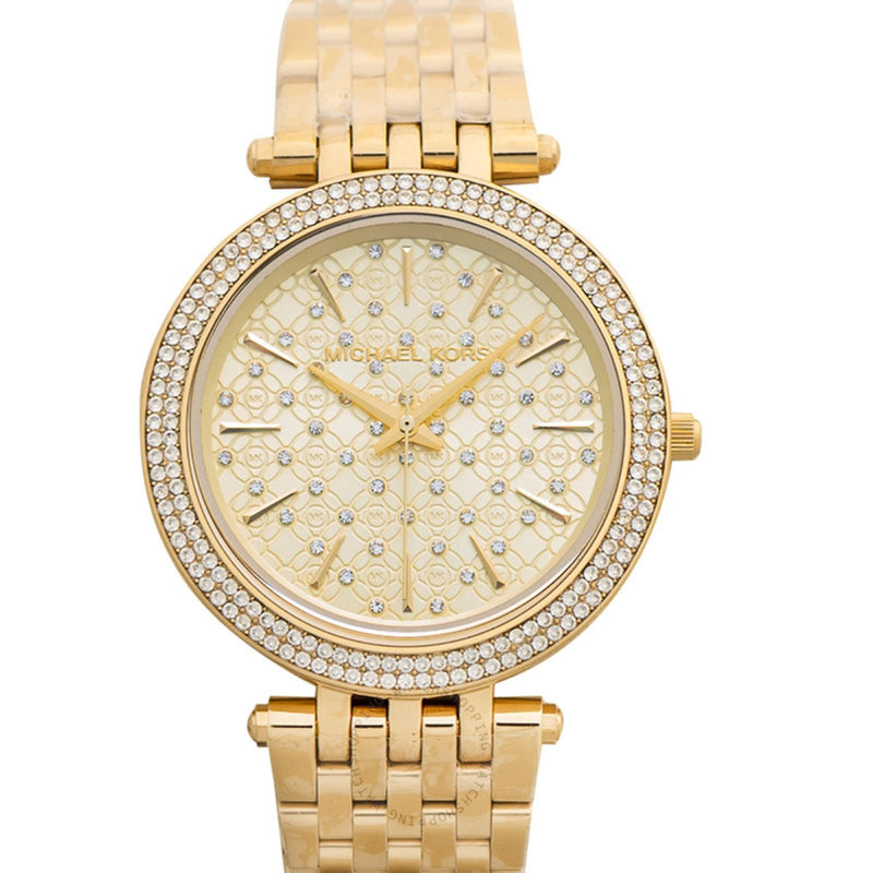 Michael Kors Darci Gold Dial Gold Steel Strap Watch for Women - MK3398 Buy Now By Michael Kors