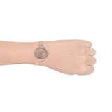 Michael Kors Jaryn Analog Gold Dial Pink Steel Strap Watch For Women - MK4343 Buy Now By Michael Kors