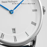 Daniel Wellington Dapper York Quartz White Dial Dark Brown Leather Strap Watch For Women - DW00100097 Buy Now By Daniel Wellington