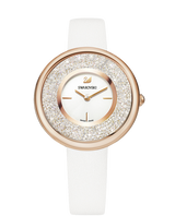Swarovski Crystalline Pure White Dial White Leather Strap Watch for Women - 5376083 Buy Now By Swarovski