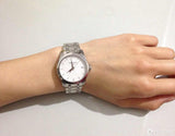 Tissot T Trend Couturier White Dial Silver Steel Strap Watch For Women - T035.210.11.011.00 Buy Now By Tissot