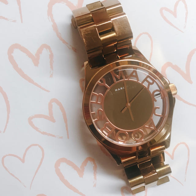 Marc Jacobs Henry Rose Gold Dial Rose Gold Steel Strap Watch for Women - MBM3207 Buy Now By Marc Jacobs