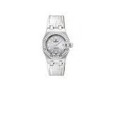 Audemars Piguet Royal Oak Diamonds White Dial White Rubber Strap Watch for Women - 67601ST.ZZ.D012CR.02