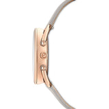 Swarovski Crystalline Glam Silver Dial Grey Leather Strap Watch for Women - 5452455 Buy Now By Swarovski