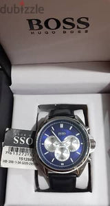 Hugo Boss Driver Blue Dial Black Leather Strap Watch for Men - 1512882 Buy Now By Hugo Boss