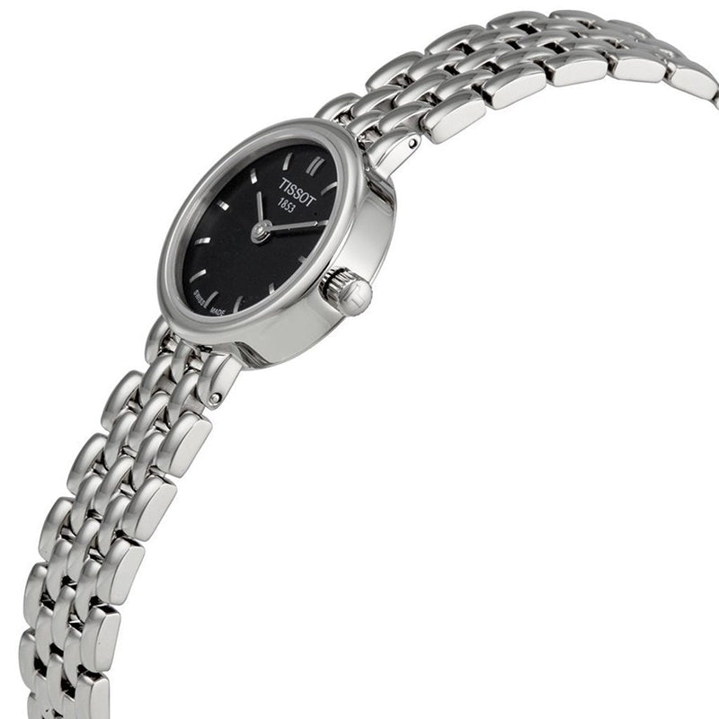 Tissot T Lady Lovely Black Dial Silver Steel Strap Watch For Women - T058.009.11.051.00 Buy Now By Tissot