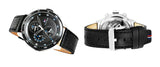 Tommy Hilfiger Trent Chronograph Quartz Black Dial Black Leather Strap Watch For Men - 1791810 Buy Now By Tommy Hilfiger