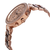 Michael Kors Parker Chronograph Rose Gold Dial Two Tone Steel Strap Watch For Women - MK6832 Buy Now By Michael Kors