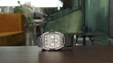 Guess Phoenix Multifunction Silver Dial Black Silicone Strap Watch For Men - GW0048G1 Buy Now By Guess