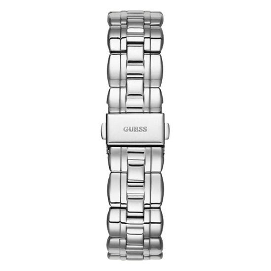 Guess Ethereal Diamonds Silver Dial Silver Steel Strap Watch for Women - W1013L1 Buy Now By Guess