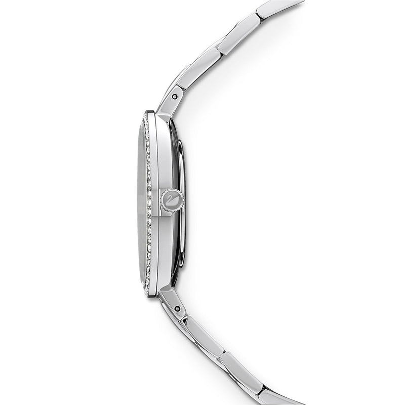 Shop Swarovski Cosmopolitan Blue Dial Silver Steel Strap Watch for Women - 5517790 in USA