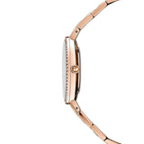 Shop Swarovski Cosmopolitan Diamond Powder Gold Dial Rose Gold Steel Strap Watch for Women - 5517800 in USA