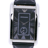 Emporio Armani Classic Analog Black Dial Black Leather Strap Strap Watch For Men - AR1604 Buy Now By Emporio Armani