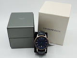 Emporio Armani Renato Analog Blue Dial Blue Leather Strap Watch For Men - AR11188 Buy Now By Emporio Armani