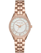 Michael Kors Lauryn Mother of Pearl Dial Rose Gold Steel Strap Watch for Women - MK3716 Buy Now By Michael Kors