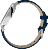 Shop Swarovski Passage Moon Phase Blue Dial Blue Leather Strap Watch for Women - 5613320 in USA