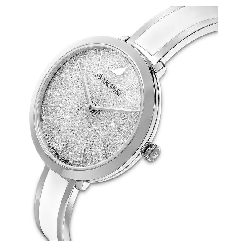 Swarovski Crystalline Delight Silver Dial Two Tone Steel Strap Watch for Women - 5580537 Buy Now By Swarovski
