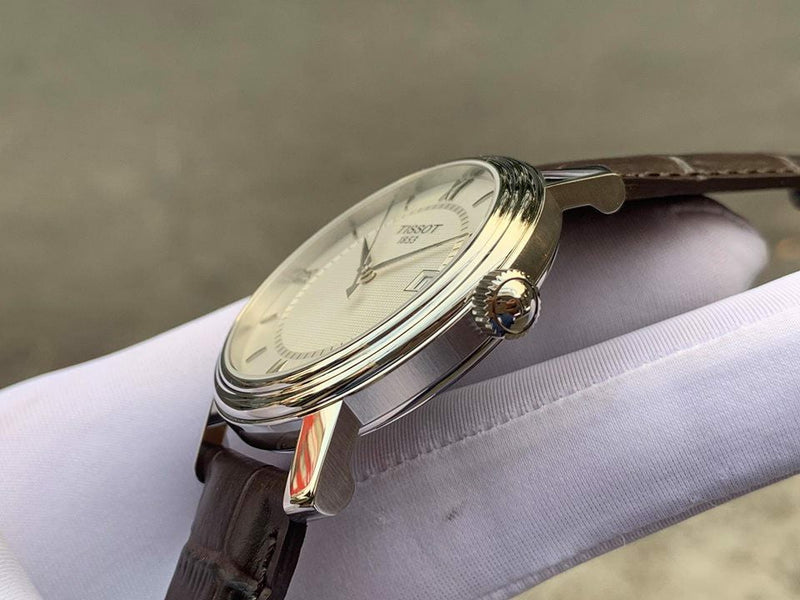 Tissot T Classic Bridgeport Silver Dial Brown Leather Strap Watch For Men - T097.410.16.038.00 Buy Now By Tissot