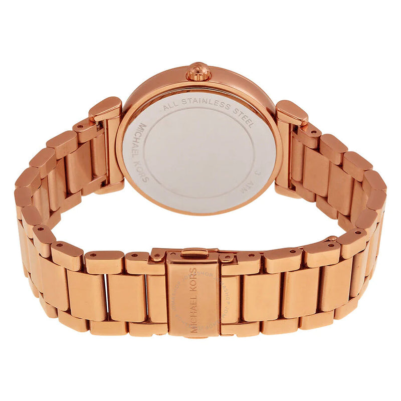 Michael Kors Caitlin Red Dial Rose Gold Stainless Steel Strap Watch for Women - MK3377 Buy Now By Michael Kors