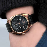 Maserati Trimarano Chronograph Black Dial Leather Strap Watch For Men - R8871632002 Buy Now By Maserati