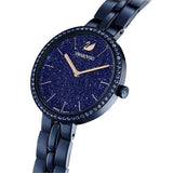 Shop Swarovski Cosmopolitan Crystals Blue Dial Blue Steel Strap Watch for Women - 5647452 in USA