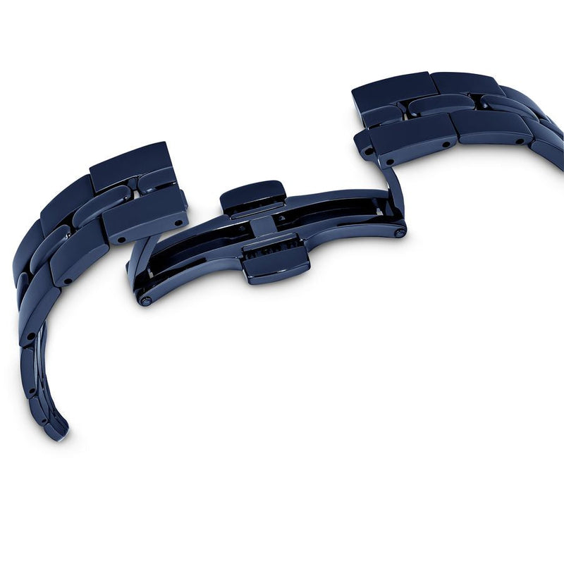 Shop Swarovski Cosmopolitan Crystals Blue Dial Blue Steel Strap Watch for Women - 5647452 in USA