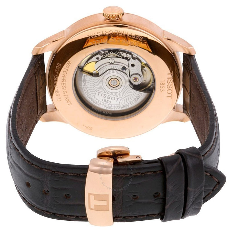Tissot Chemin des Tourelles Powermatic 80 Brown Dial Brown Leather Strap Watch for Men - T099.407.36.448.00 Buy Now By Tissot
