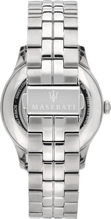 Maserati Ricordo Automatic Skeleton Silver Dial Silver Steel Strap Watch For Men - R8823133005 Buy Now By Maserati