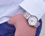 Tissot T Classic Dream White Dial Silver Steel Strap Watch for Men - T033.410.11.013.01 Buy Now By Tissot