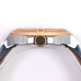 Guess Rigor Analog Blue Dial Blue Denim Strap Watch For Men - W0040G6 Buy Now By Guess