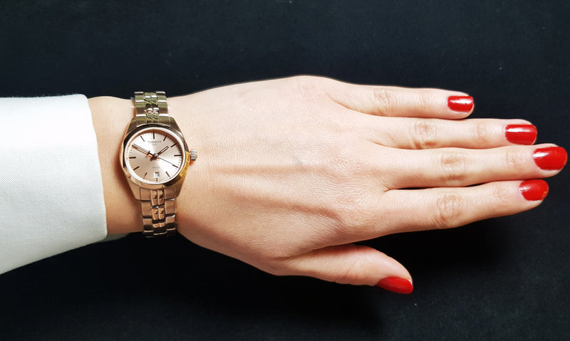 Tissot T Classic PR 100 Donna Rose Gold Lady Small Watch For Women - T101.010.33.451.00 Buy Now By Tissot