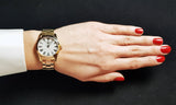 Tissot T Wave Mother of Pearl Dial Rose Gold Steel Strap Watch For Women - T112.210.33.113.00 Buy Now By Tissot
