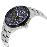 Citizen Promaster Nighthawk Eco Drive Navy Blue Dial Silver Steel Strap Watch For Men - BJ7006-56L Buy Now By Citizen