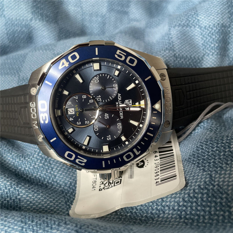 Shop Tag Heuer Aquaracer Blue Dial Watch for Men - CAY111B.FT6041 in USA