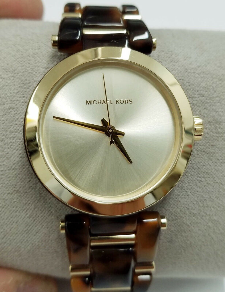 Michael Kors Delray Gold Dial Two Tone Steel Strap Watch for Women - MK4314 Buy Now By Michael Kors