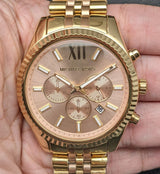 Michael Kors Lexington Gold Dial Gold Steel Strap Watch for Women - MK6473 Buy Now By Michael Kors