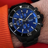 Hugo Boss Ocean Edition Navy Blue Dial Black Steel Strap Watch for Men - 1513743 Buy Now By Hugo Boss
