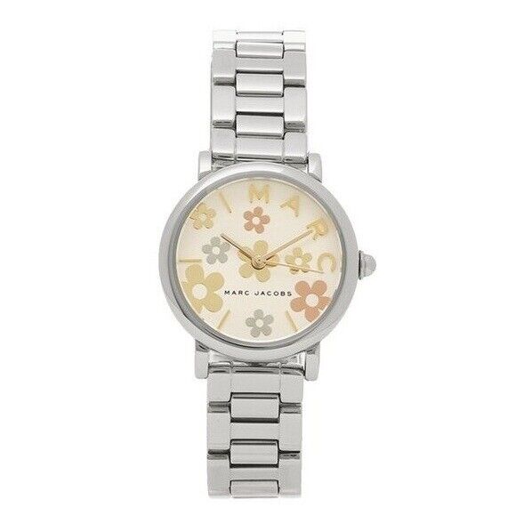 Shop Marc Jacobs Classic White Dial Silver Steel Strap Watch for Women - MJ3581 in USA