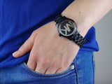 Michael Kors Runway Black Dial Black Steel Strap Watch for Women - MK6057 Buy Now By Michael Kors