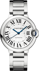 Cartier Ballon Bleu De Cartier Silver Dial Silver Steel Strap Watch for Women - WSBB0048