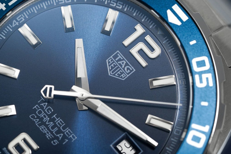 Tag Heuer Formula 1 Bucherer Blue Edition Blue Dial Silver Steel Strap Watch for Men - WAZ2015.BA0842 Buy Now By Tag Heuer