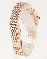 Emporio Armani Gianni T-Bar Analog Crystal Brown Dial Rose Gold Steel Strap Watch For Women - AR11407 Buy Now By Emporio Armani