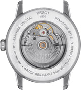 Shop Tissot Luxury Powermatic 80 Silver Dial Brown Leather Strap Watch For Men - T086.407.16.037.00 in USA