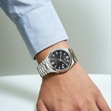 Citizen Tsuyosa Automatic Black Dial Silver Steel Strap Watch For Men - NJ0150-81E Buy Now By Citizen